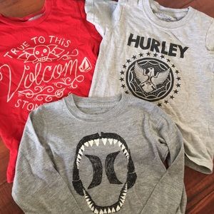 Hurley/volcom shirts